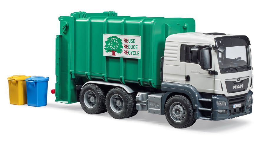 Rear Loading Garbage Truck - Toy Polloi