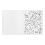 Color-in unicorns art and craft book by OOLY featuring enchanting unicorn illustrations for kids to color and decorate.