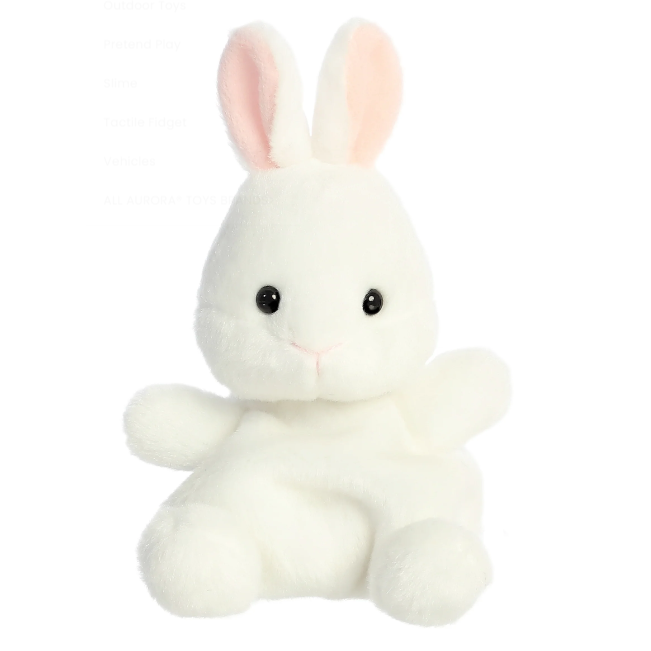5" Plush Bunny Palm Pal Stuffed Animal - Toy Polloi