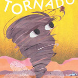 Cover image of "I Am a Tornado" book by Drew Beckmeyer, published by Simon & Schuster, featuring a tornado-themed illustration.
