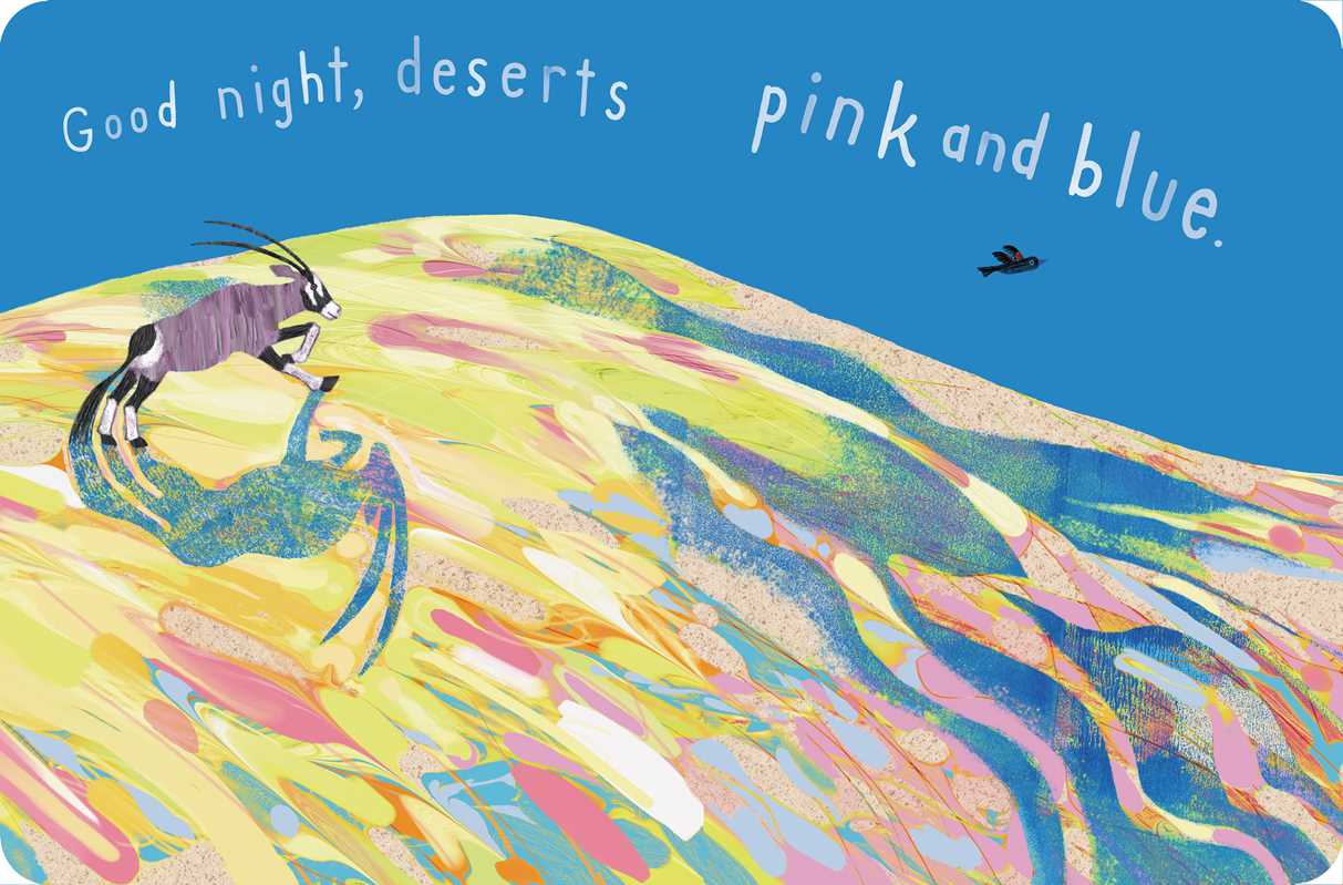 Children's book "Good Night, World" by Willa Perlman, featuring colorful illustrations and nighttime scenes on the cover.