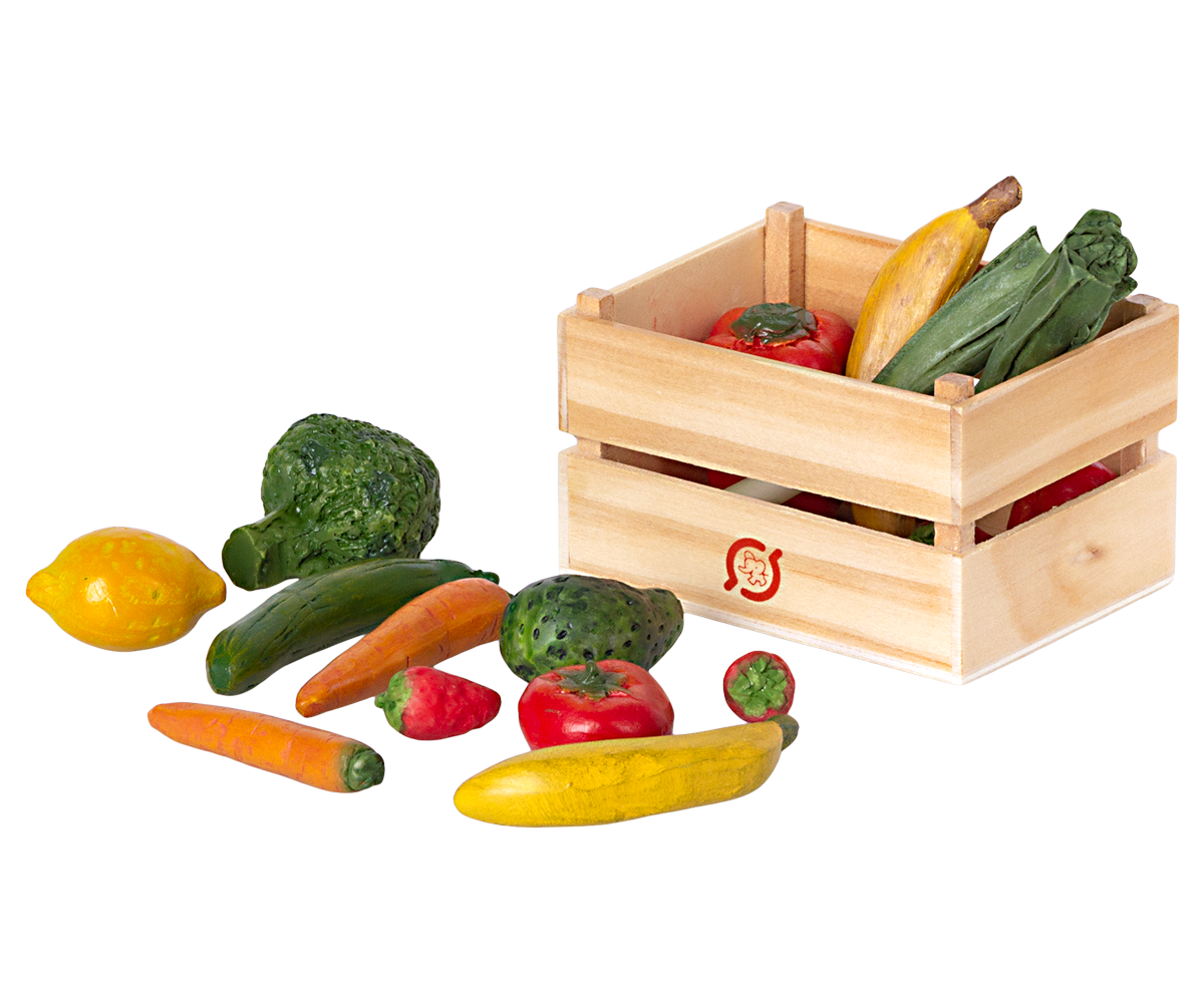 Maileg Fruit and Veggies Crate