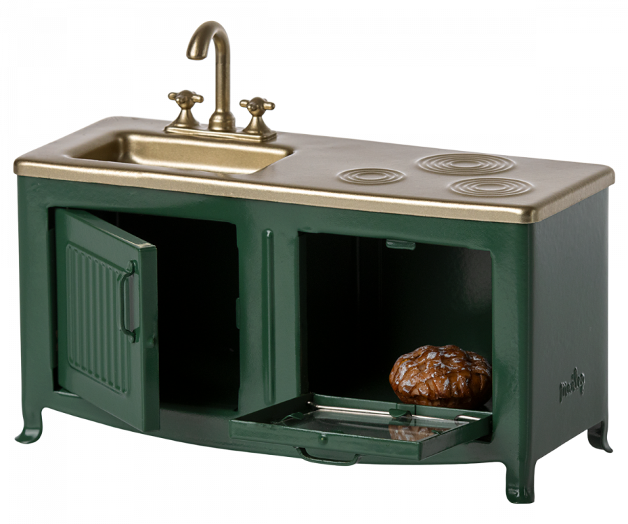 Mouse Kitchen in Dark Green