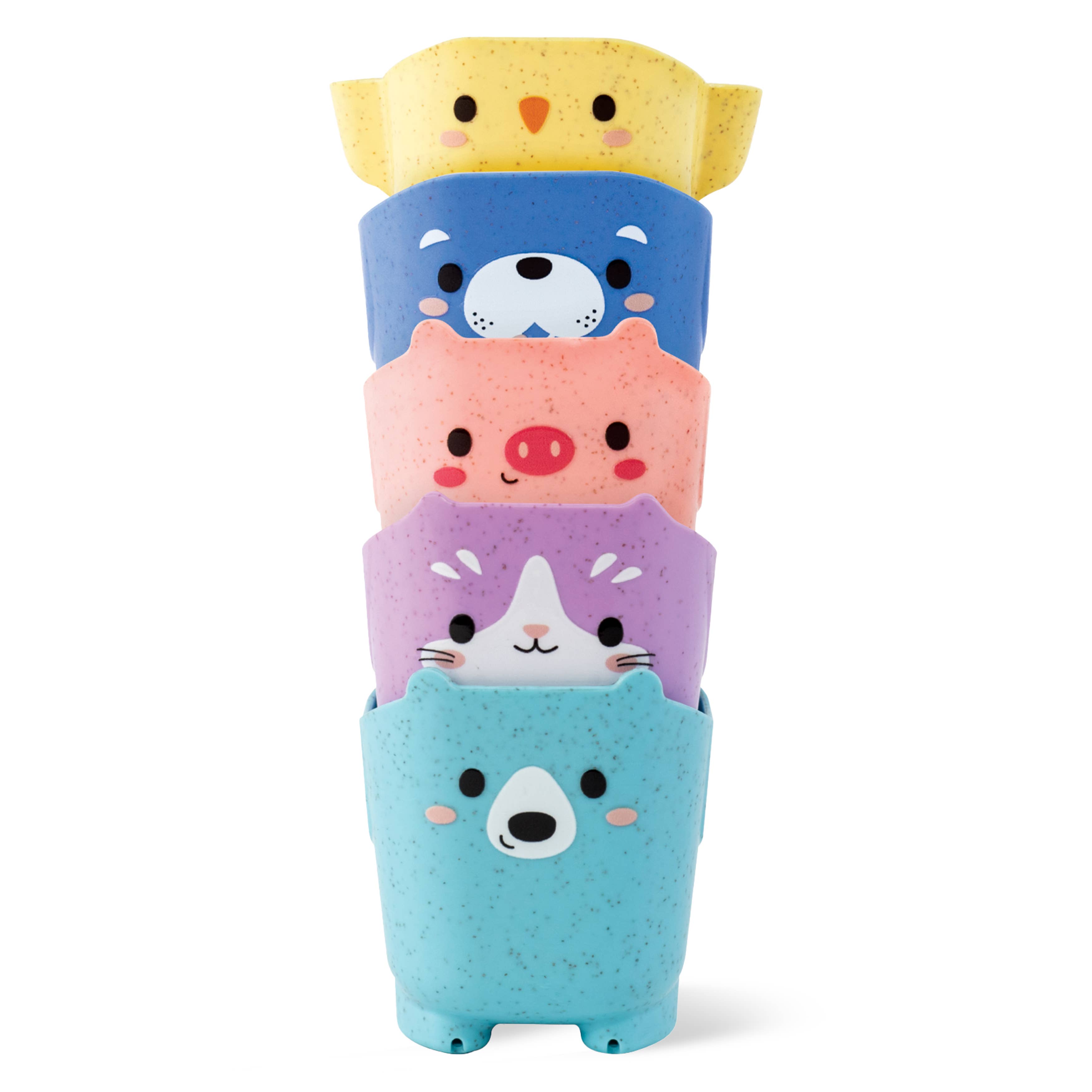 Pour & Play Animal Bath Cups - Toy Polloi