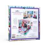 Artist and musician paper doll set by eeBoo, featuring colorful paper figures with accessories for arts and crafts projects.