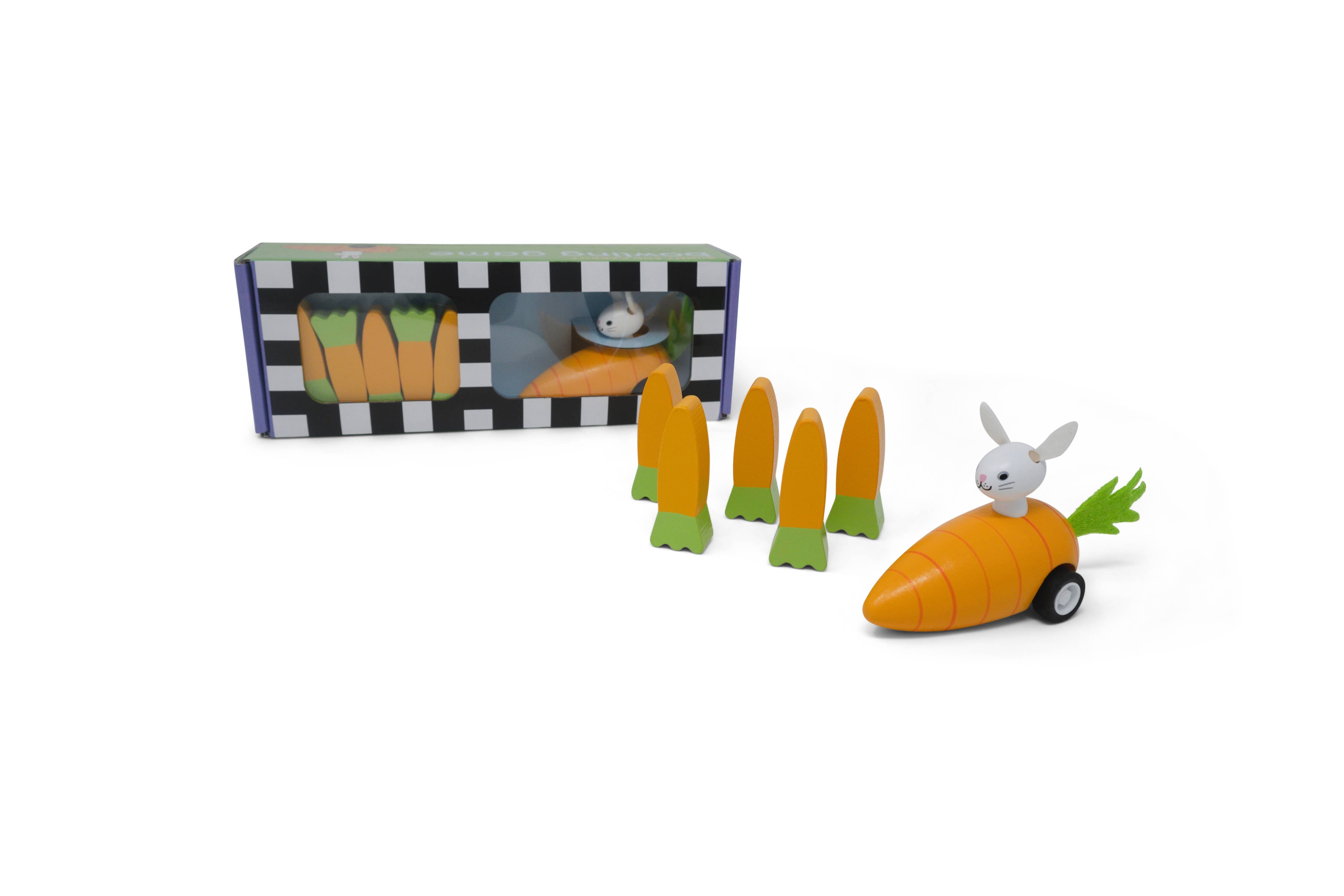 Bunny & Carrot Bowling Game - Toy Polloi