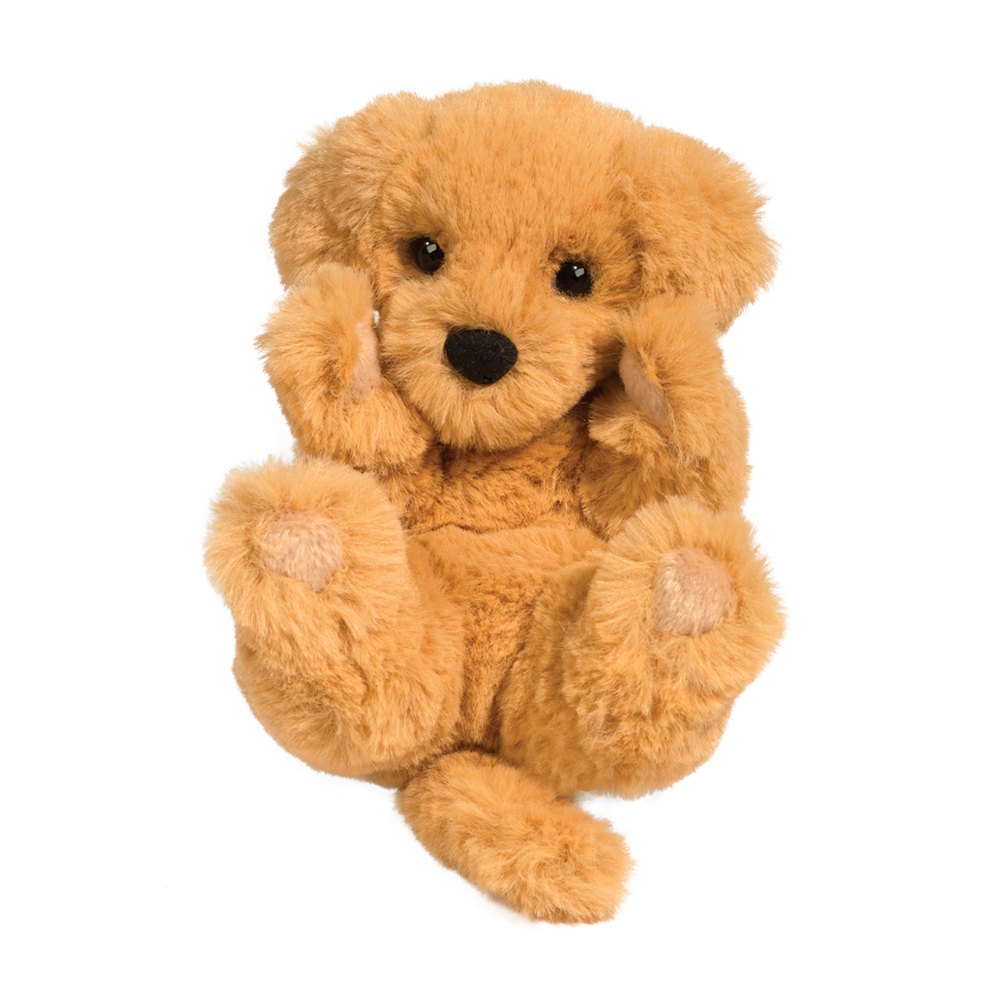 Soft Baby Golden Retriever plush toy from Douglas Toys, featuring a cuddly golden retriever design perfect for children.