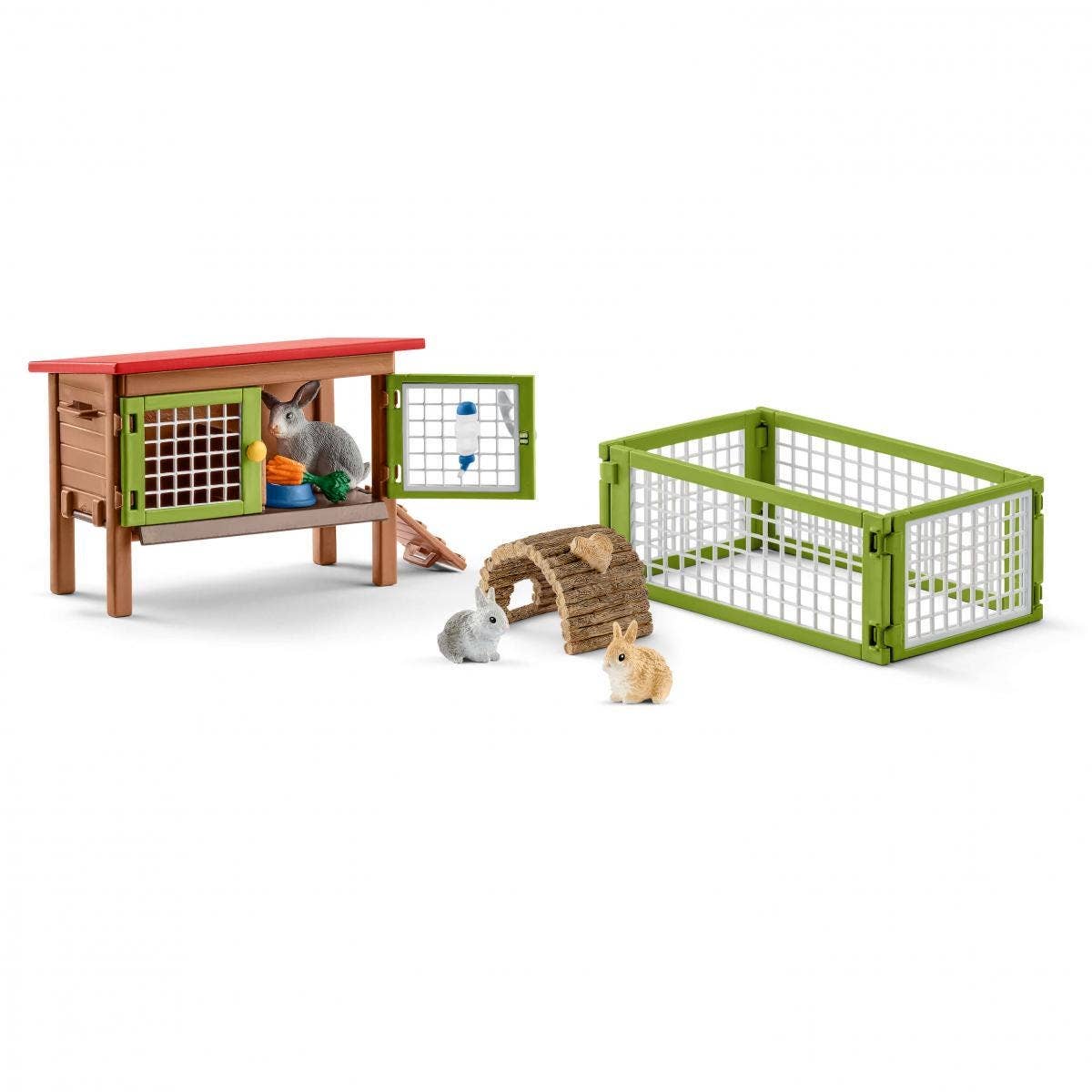 Schleich Rabbit Hutch Play Set - Toy Polloi