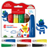Faber-Castell Jumbo Ultra Washable Markers for arts and crafts, featuring bright colors and thick tips suitable for young artists.