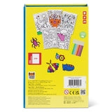 Color By Numbers Rainbow Garden
