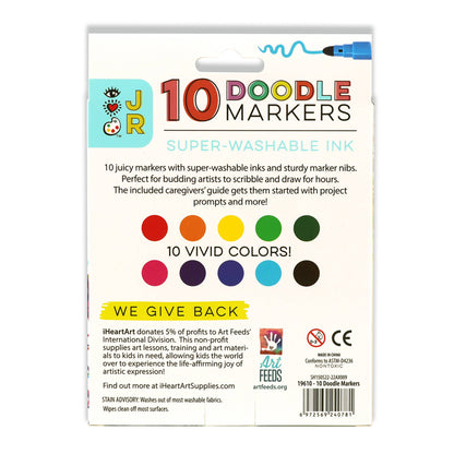 IHeartArt Jr 10 Doodle Markers