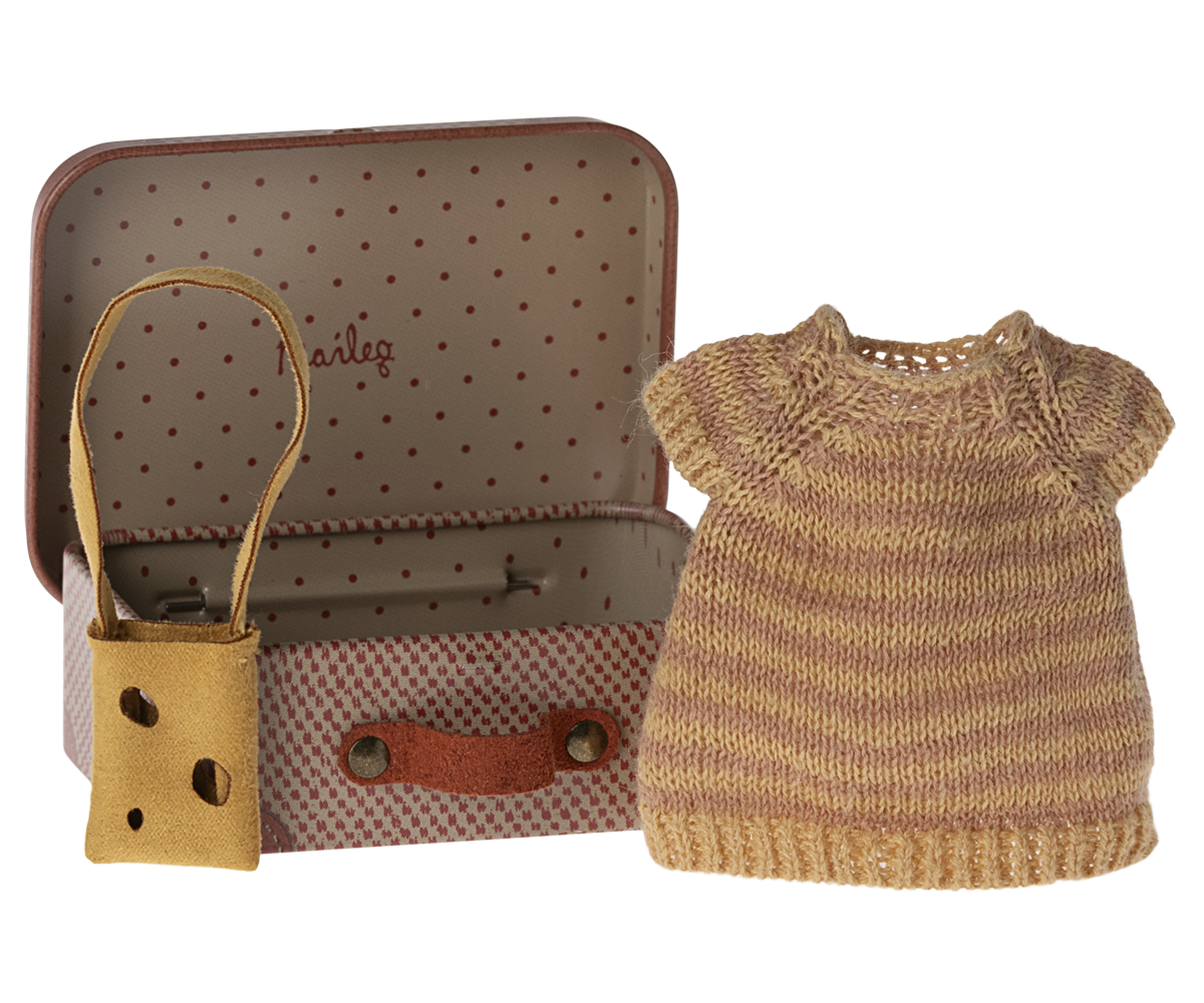 Knitted Dress & Accessory for Big Sister Mouse