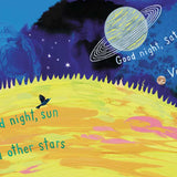 Children's book titled "Good Night, World" by Willa Perlman, featuring colorful illustrations of a peaceful nighttime scene.