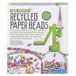 DIY recycled paper beads kit for arts and crafts by The Toy Network, featuring colorful paper beads and crafting supplies.