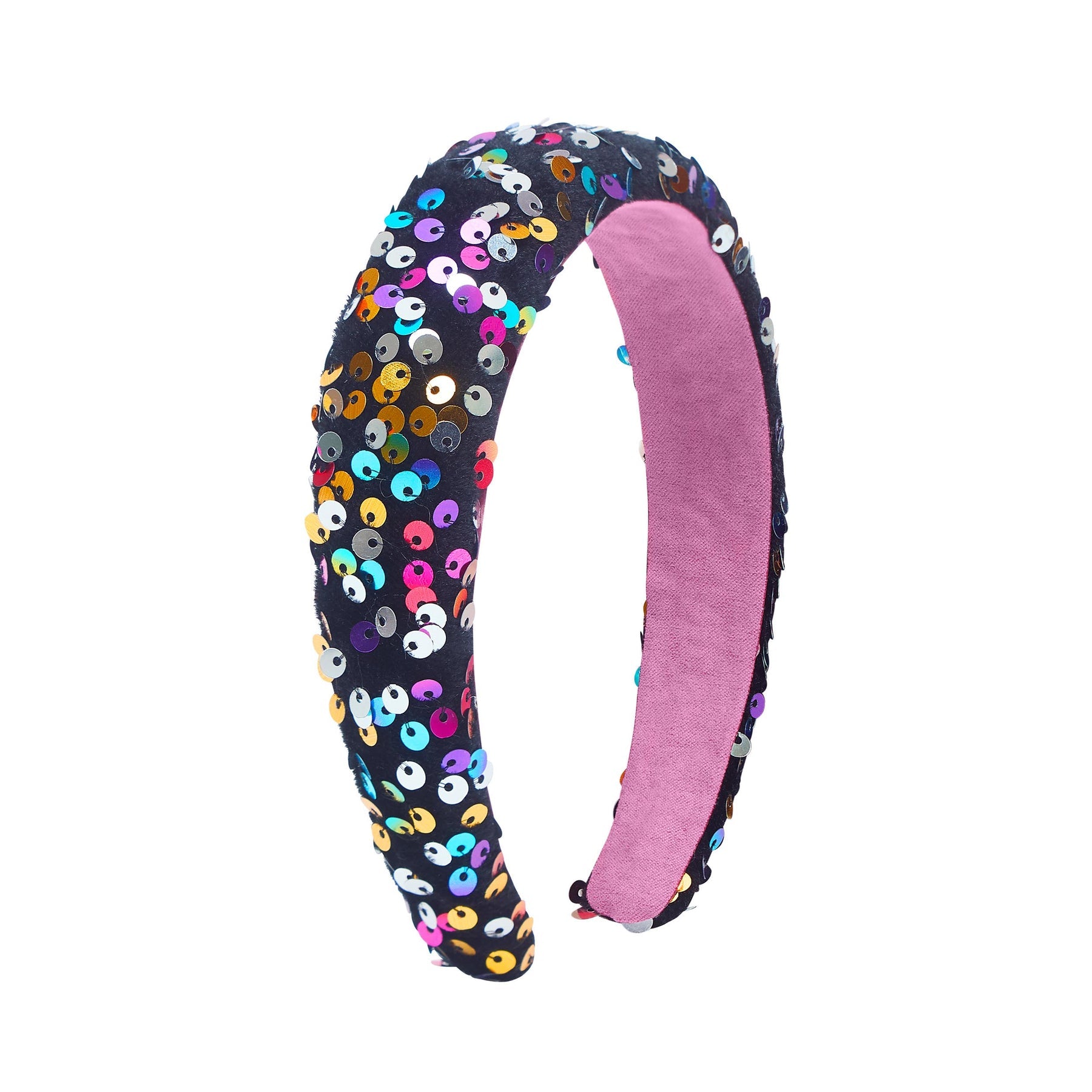 Shiny Dazzle Sequin Handband by Mimi & Lula, a sparkly accessory with sequins and elastic band for stylish wear