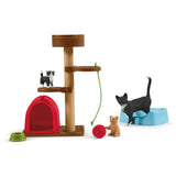 Schleich Playtime For Cats Set - Toy Polloi