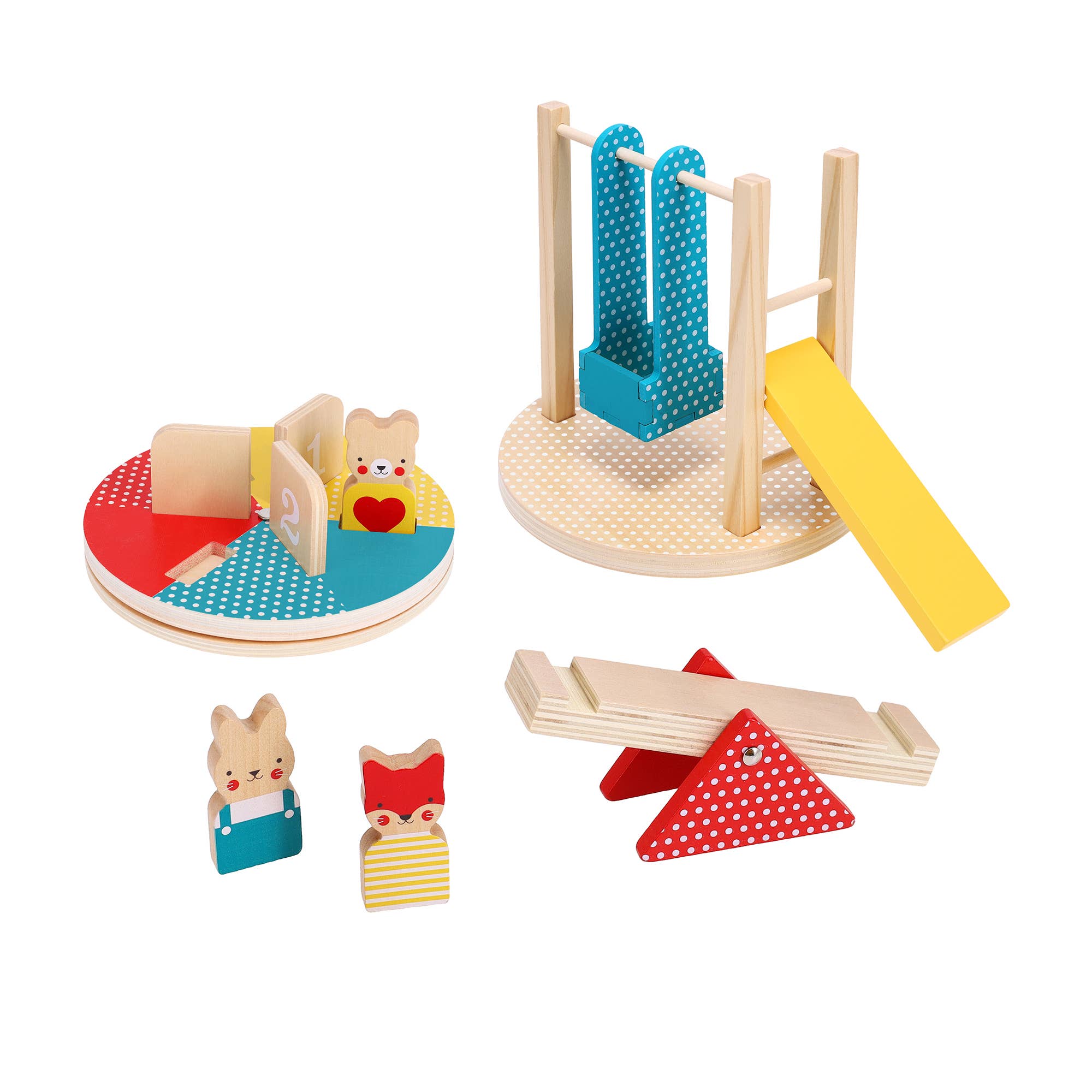 At the Park Wooden Play Set - Toy Polloi