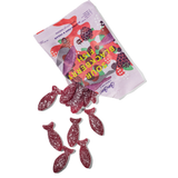 BonBon Sour Blackberry Fish treat from Swedish Candy Co, showing colorful gummy fish candies with sour blackberry flavor.