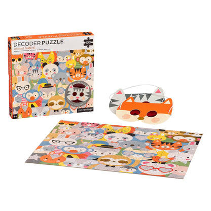 Animal Festival 100-Piece Decoder Puzzle - Toy Polloi