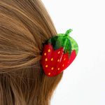 Midi Red Strawberry Hair Claw - Toy Polloi