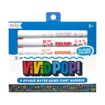 Ooly Vivid Pop! Water Based Paint Markers - Toy Polloi