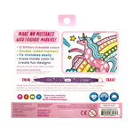 Ooly Make No Mistake! Glitter Erasable Markers - Toy Polloi