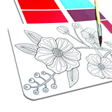 OOLY Garden Watercolor Postcard Kit for arts and crafts featuring colorful watercolor postcards and painting supplies.