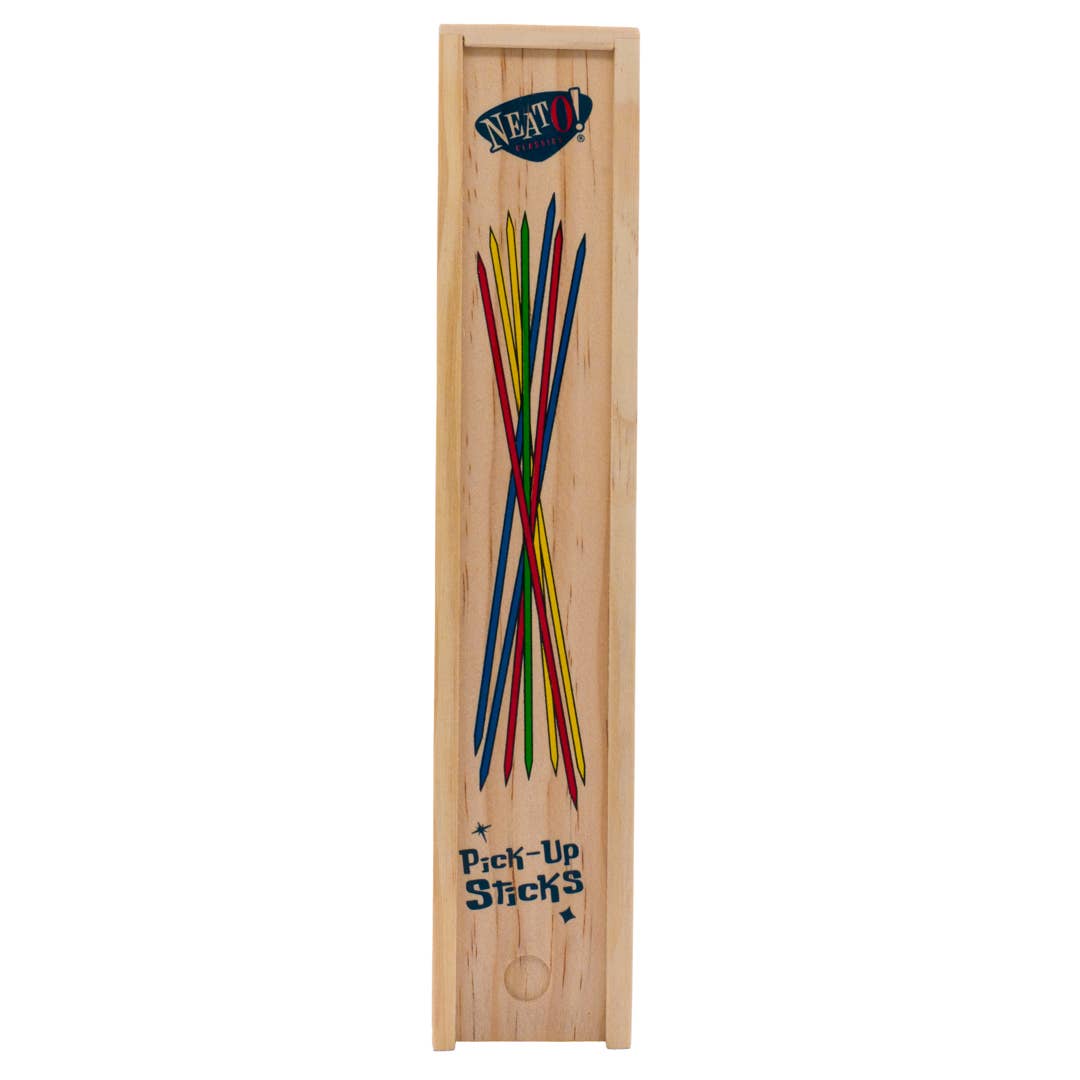 Wooden Pick-Up Sticks Game - Toy Polloi