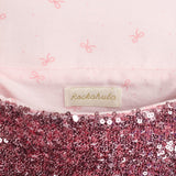 Pink Sequin Bow Bag