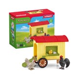 Schleich Mobile Chicken Coop Playset - Toy Polloi