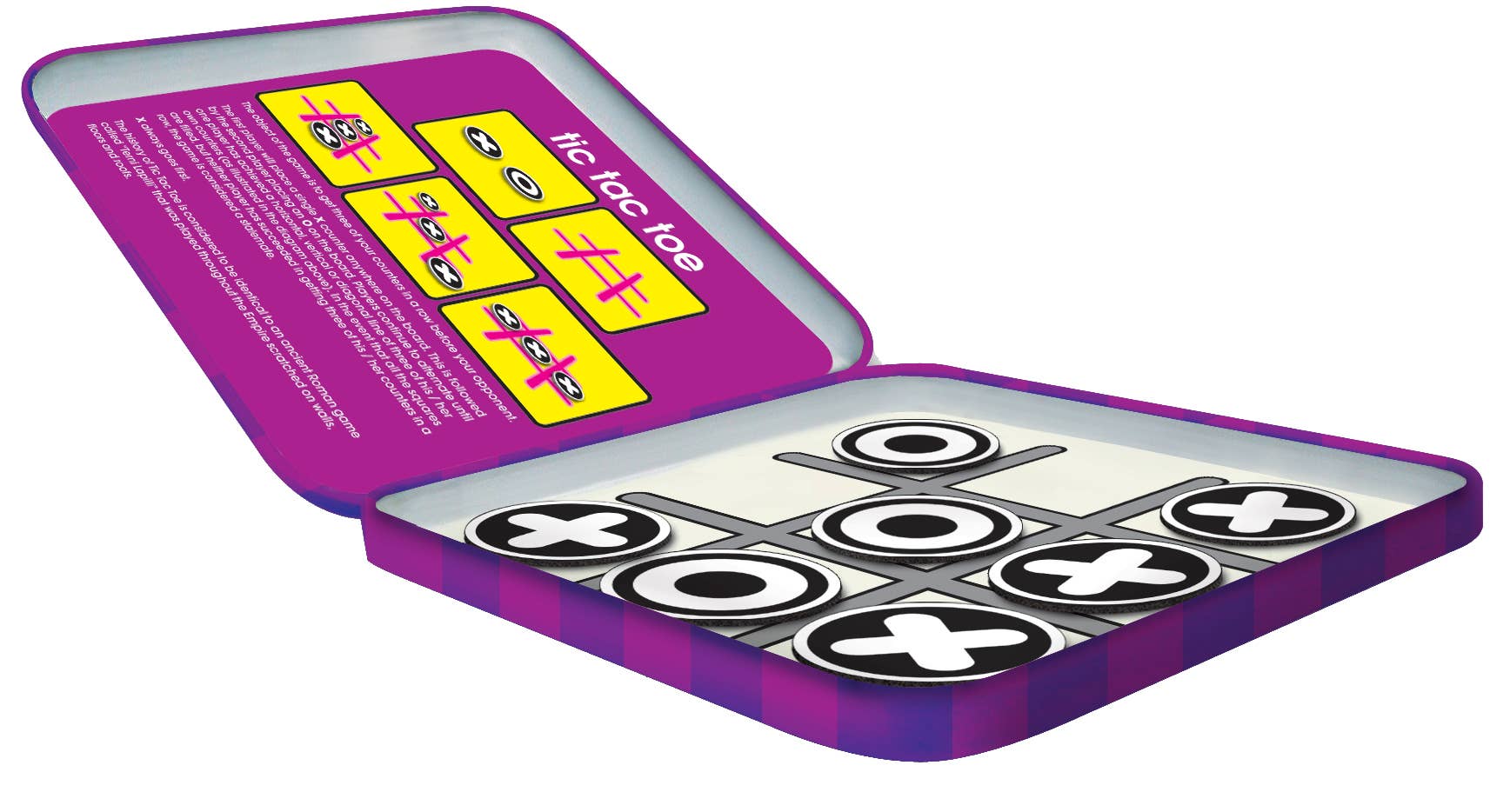 Magnetic Tic Tac Toe Travel Game - Toy Polloi