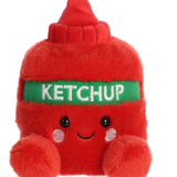 Soft plush toy of a palm with ketchup bottle design, part of Palm Pals plush toys collection.
