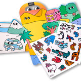 Animal Friends Sticker Set