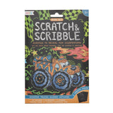 Mini Scratch & Scribble Art Kit: Monster Truck - Toy Polloi