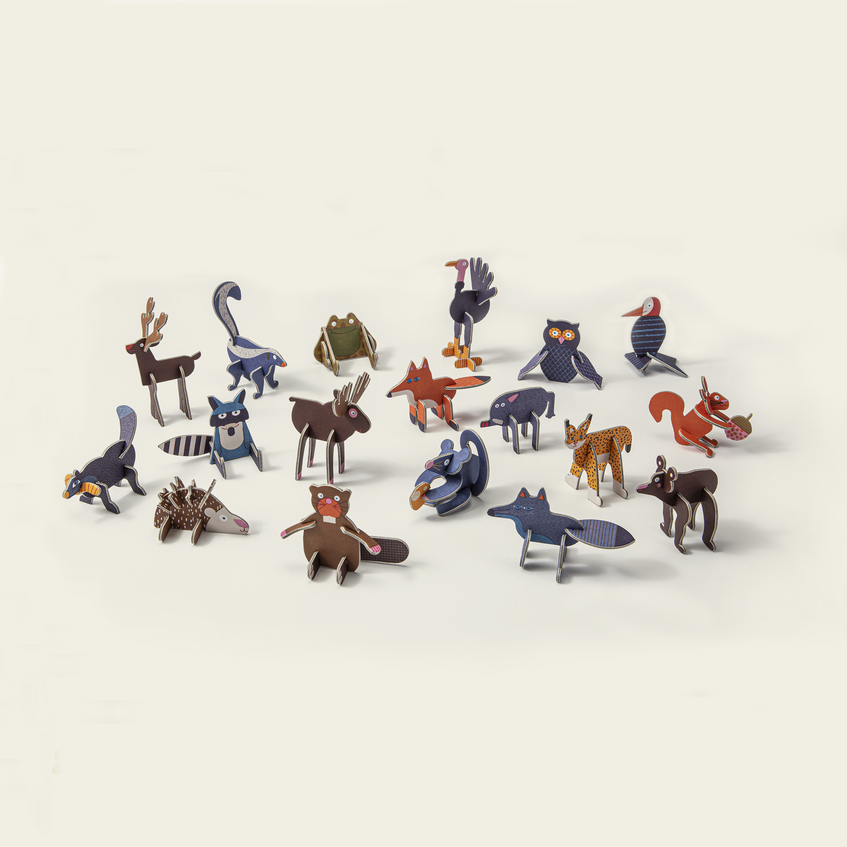 ToyChoc Box WOODLAND ANiMALS - Toy Polloi