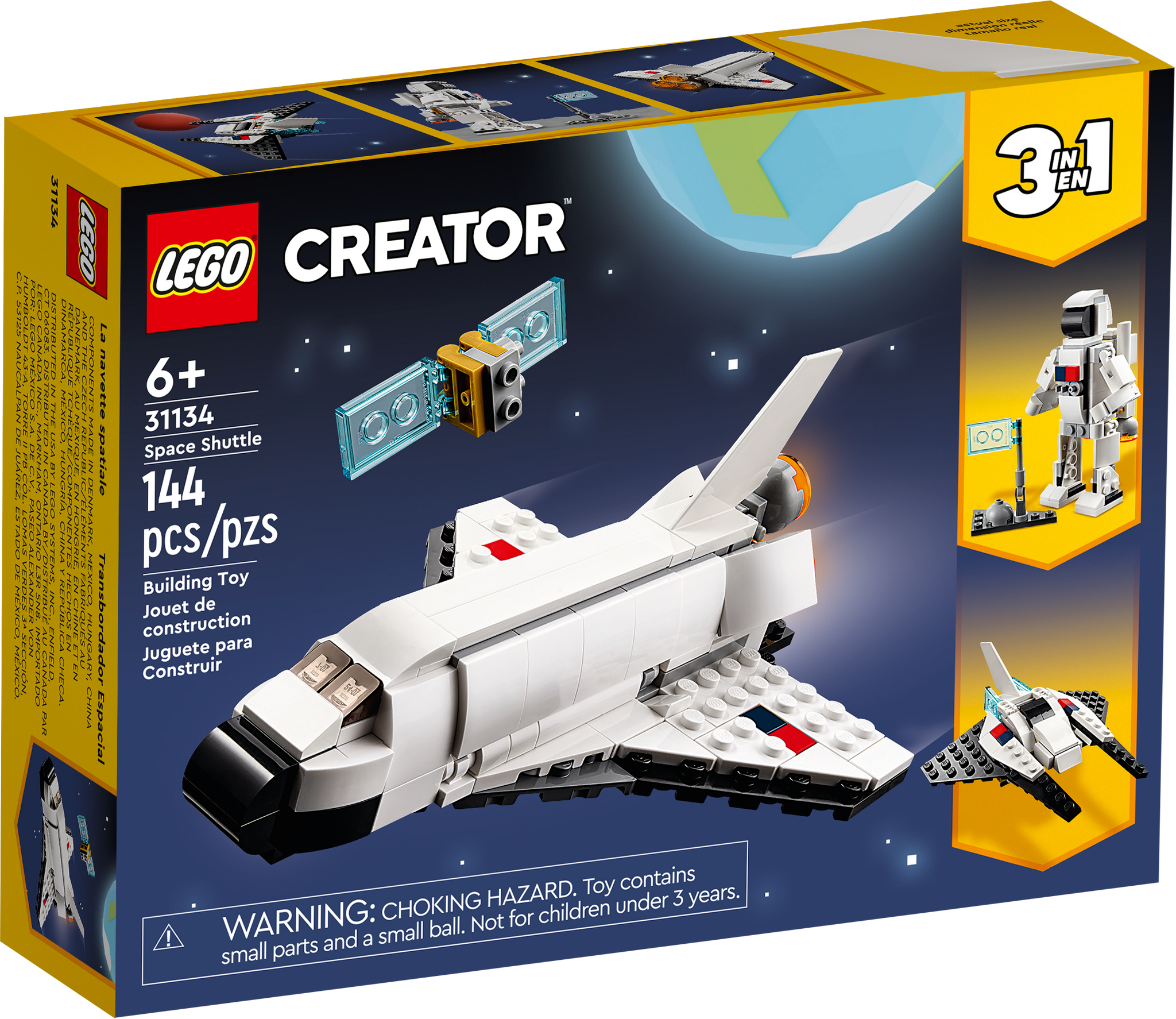 LEGO® Creator 3-in-1 Space Shuttle - Toy Polloi