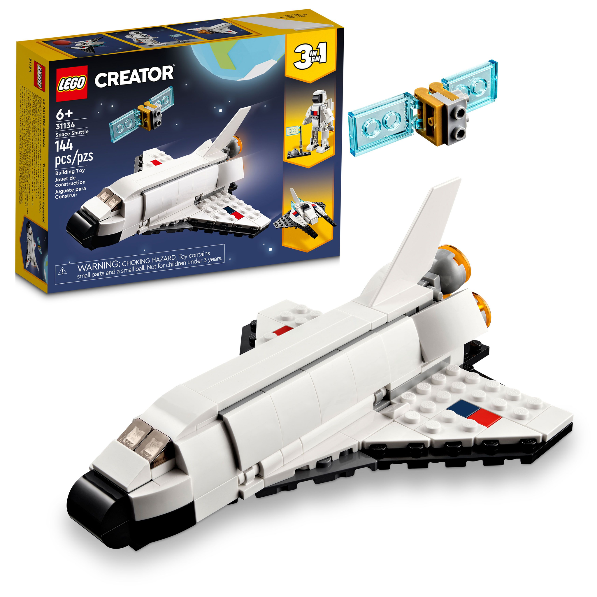 LEGO® Creator 3-in-1 Space Shuttle - Toy Polloi