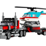 LEGO Creator 3-in-1 Flatbed Truck with Helicopter - Toy Polloi