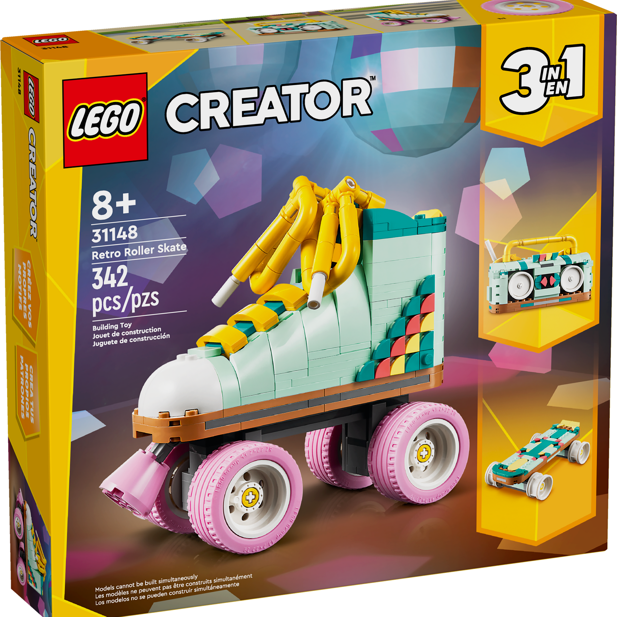 LEGO® Creator 3-in-1 Retro Roller Skate - Toy Polloi