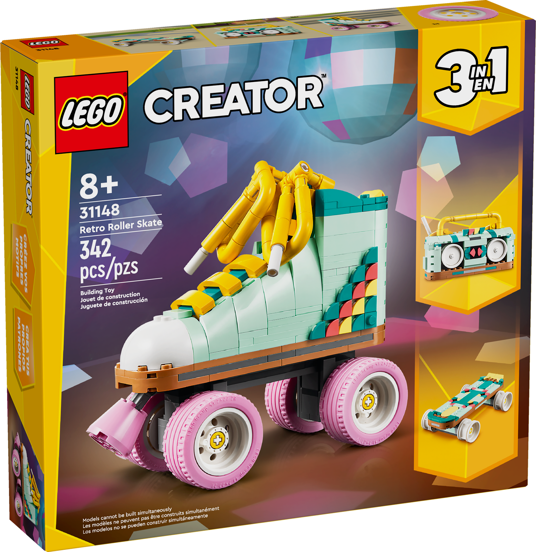 LEGO® Creator 3-in-1 Retro Roller Skate - Toy Polloi