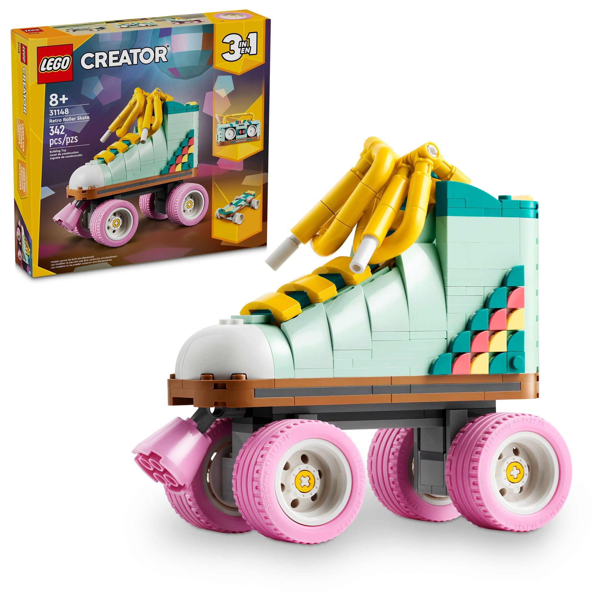 LEGO® Creator 3-in-1 Retro Roller Skate - Toy Polloi