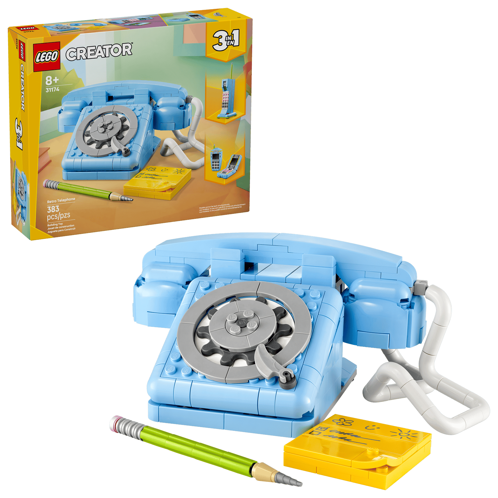 LEGO Creator 3-in-1 Retro Telephone - Toy Polloi