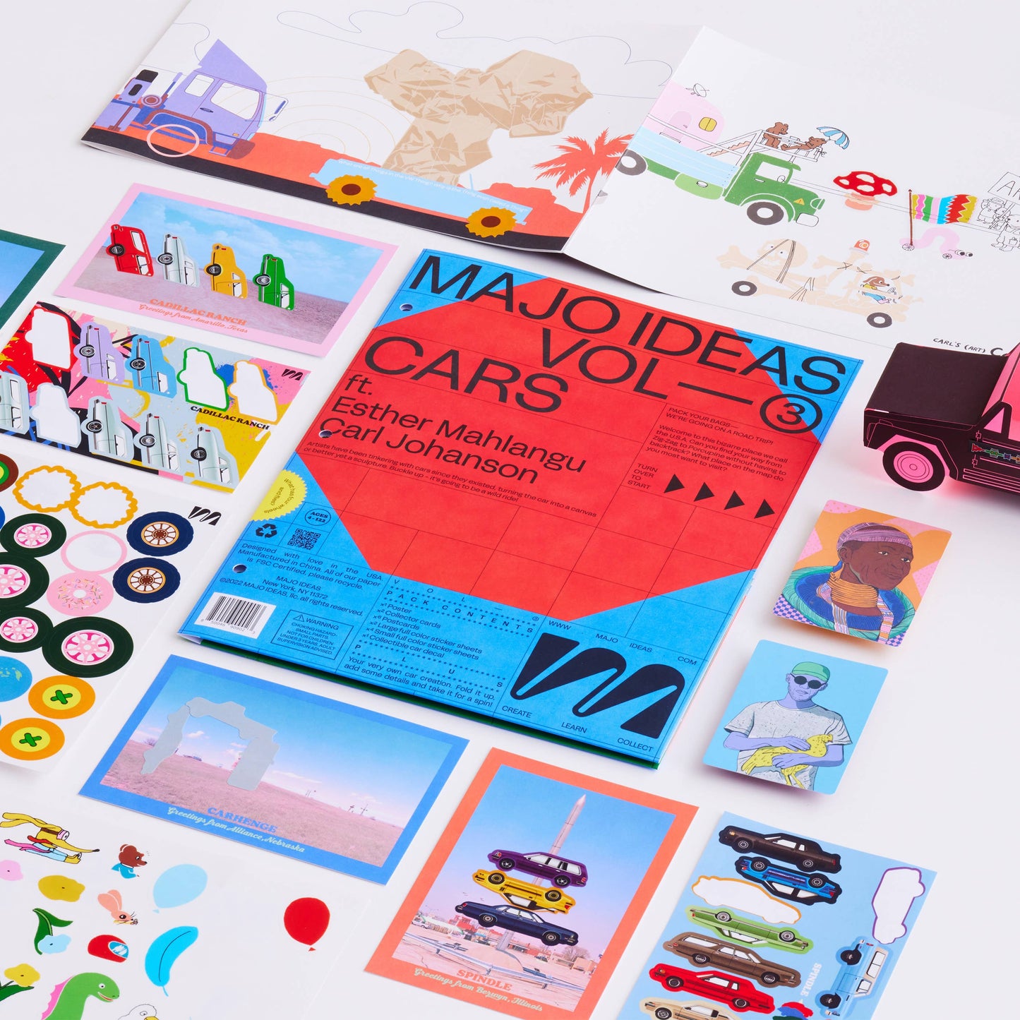 VOL 3 — CARS Sticker Based Art Pack - Toy Polloi