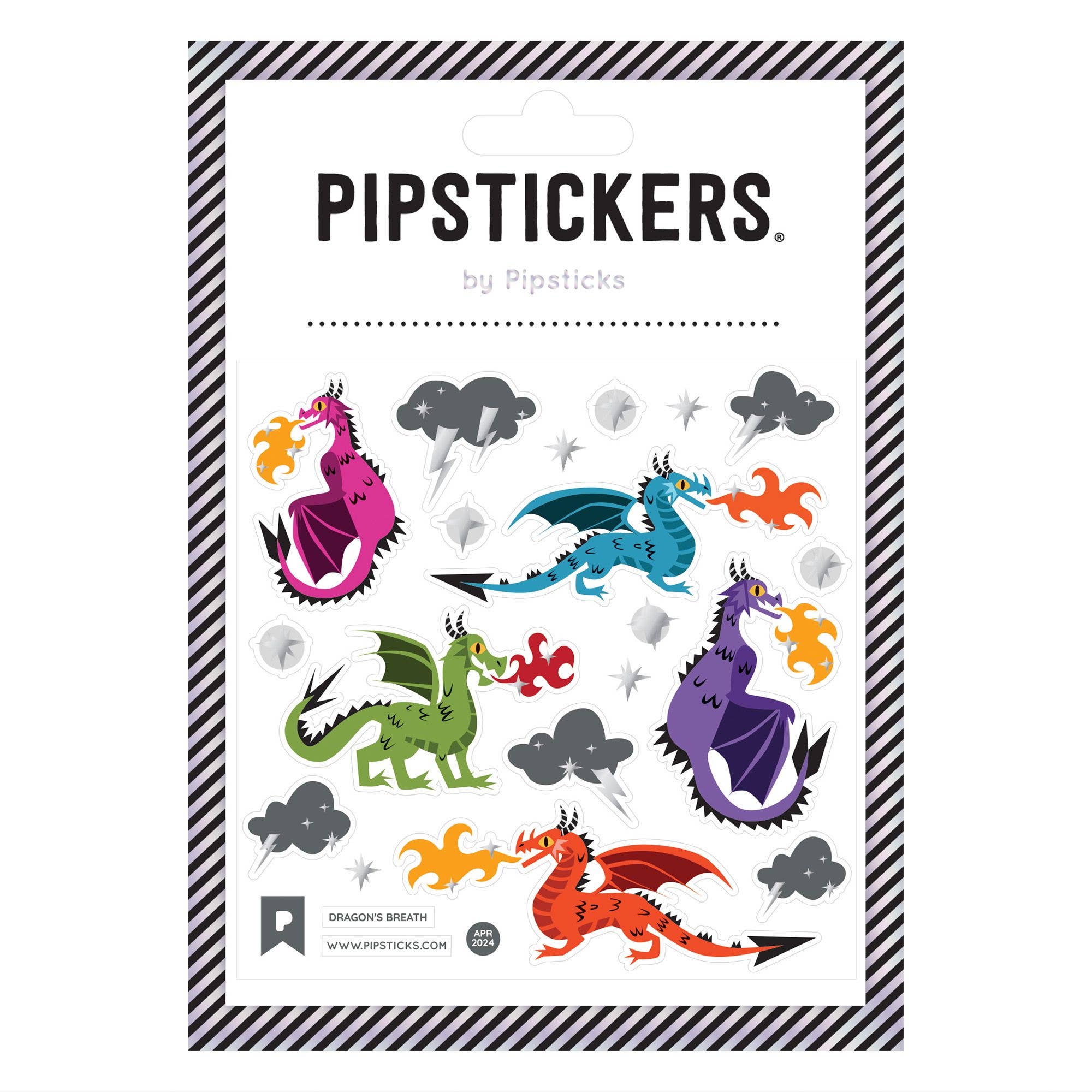 Pipsticks Dragon's Breath Stickers - Toy Polloi