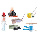 KidzLabs Kitchen Science Kit by The Toy Network showing colorful science tools and ingredients for kids' STEAM experiments.
