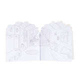 Box of 6 Coloring Books  & asstd Stickers The Big Family - Toy Polloi