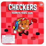 Magnetic Checkers Travel Game - Toy Polloi