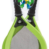 Toysmith Bashminton outdoor yard game set with rackets and shuttlecocks for active outdoor fun in the backyard.