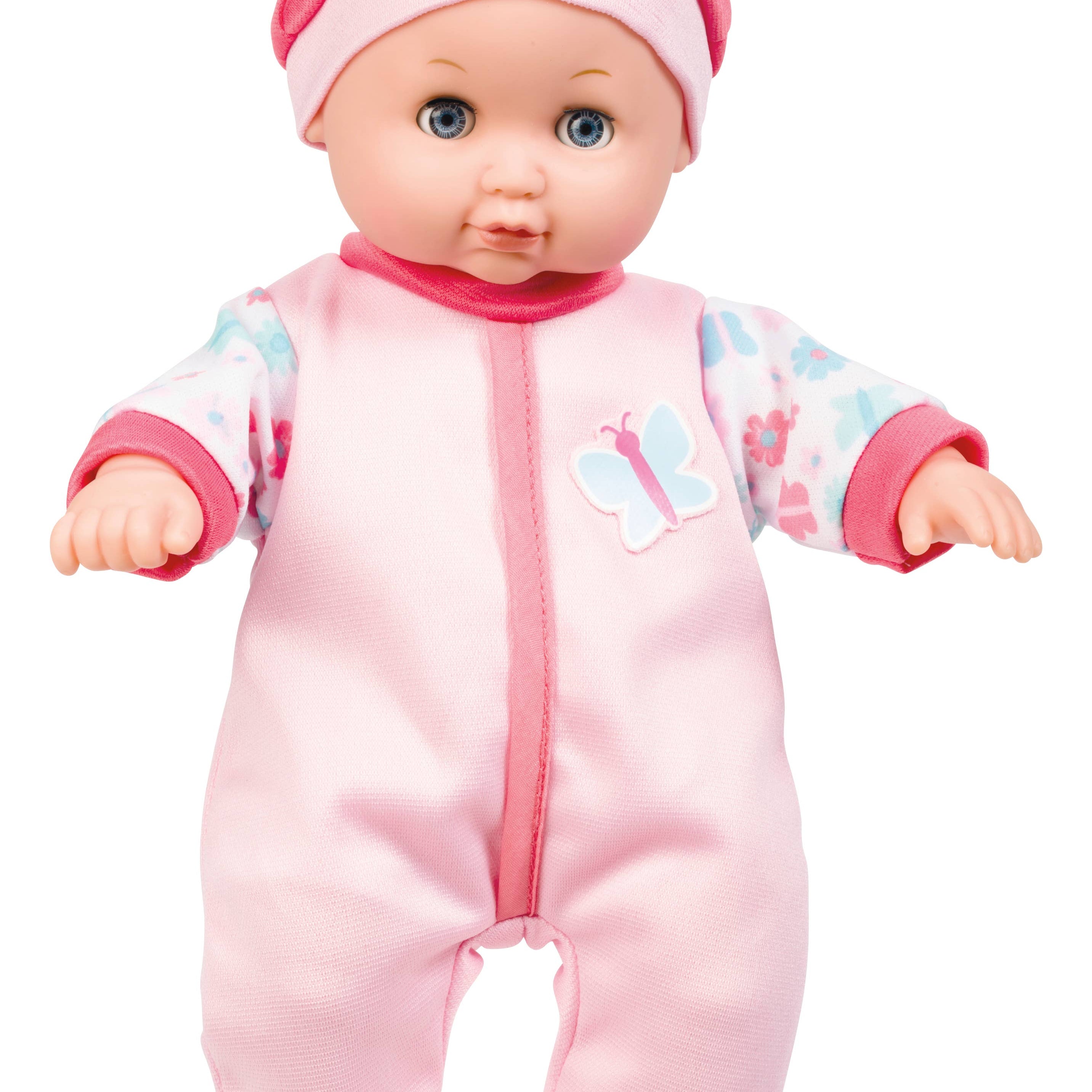 Toysmith Deluxe Baby Doll Playset with soft cloth dolls and accessories, perfect for imaginative play and nurturing fun.