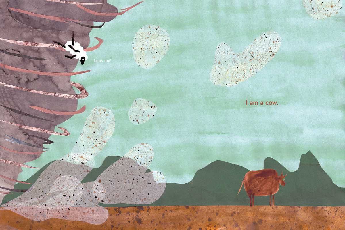 Cover image of "I Am a Tornado" book by Drew Beckmeyer, published by Simon & Schuster, featuring a tornado illustration.